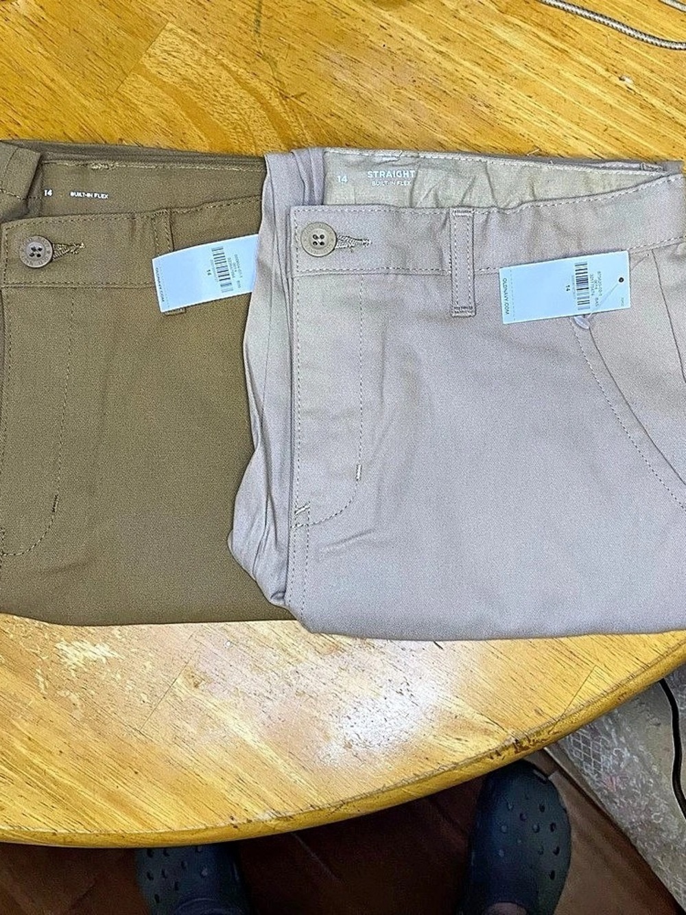 NWT Boys Old Navy Size 14  Straight Built-In Flex Lot Of 2 Pants